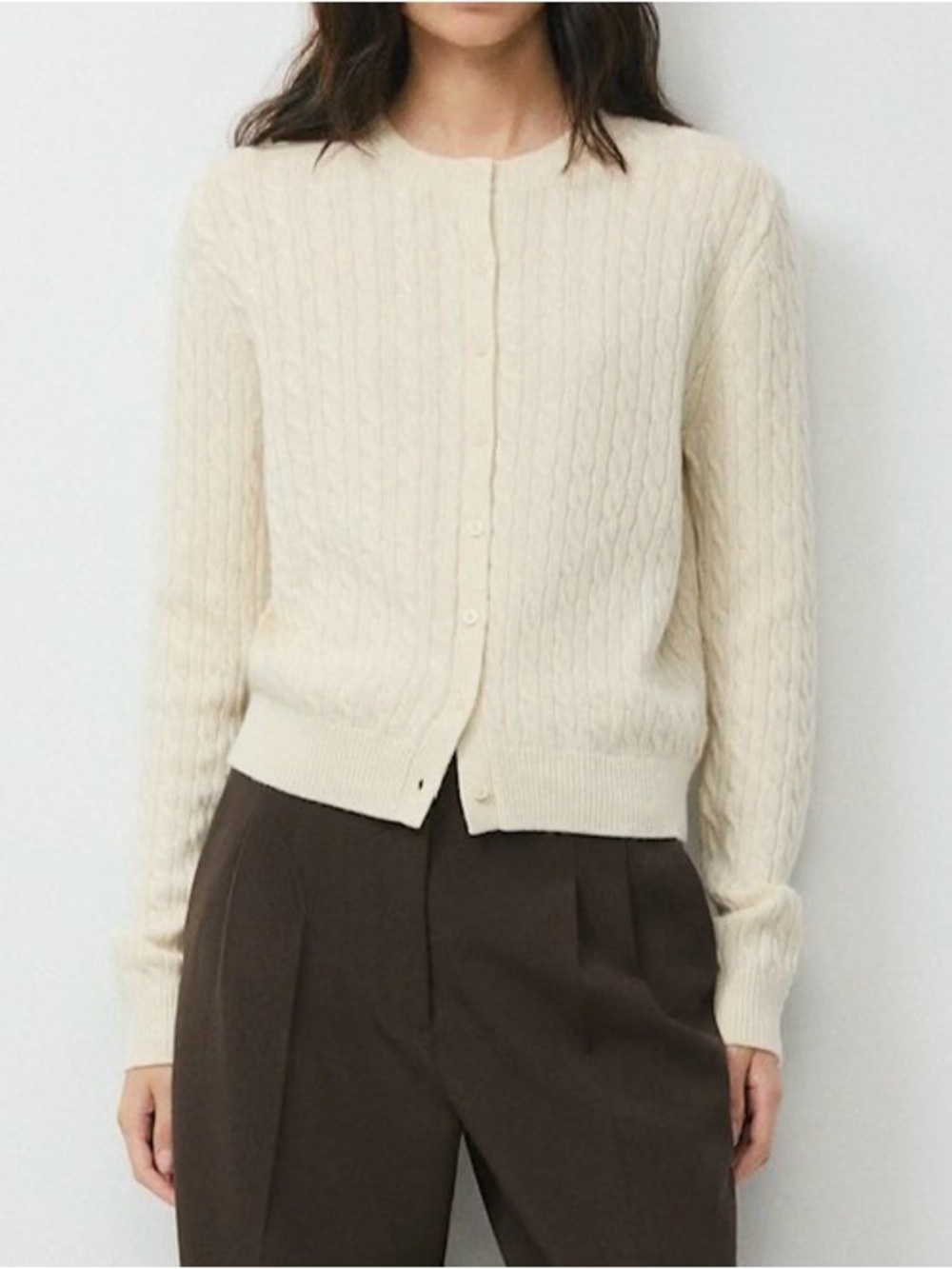 Aritzia Wool Cashmere Noteworthy Cardigan
